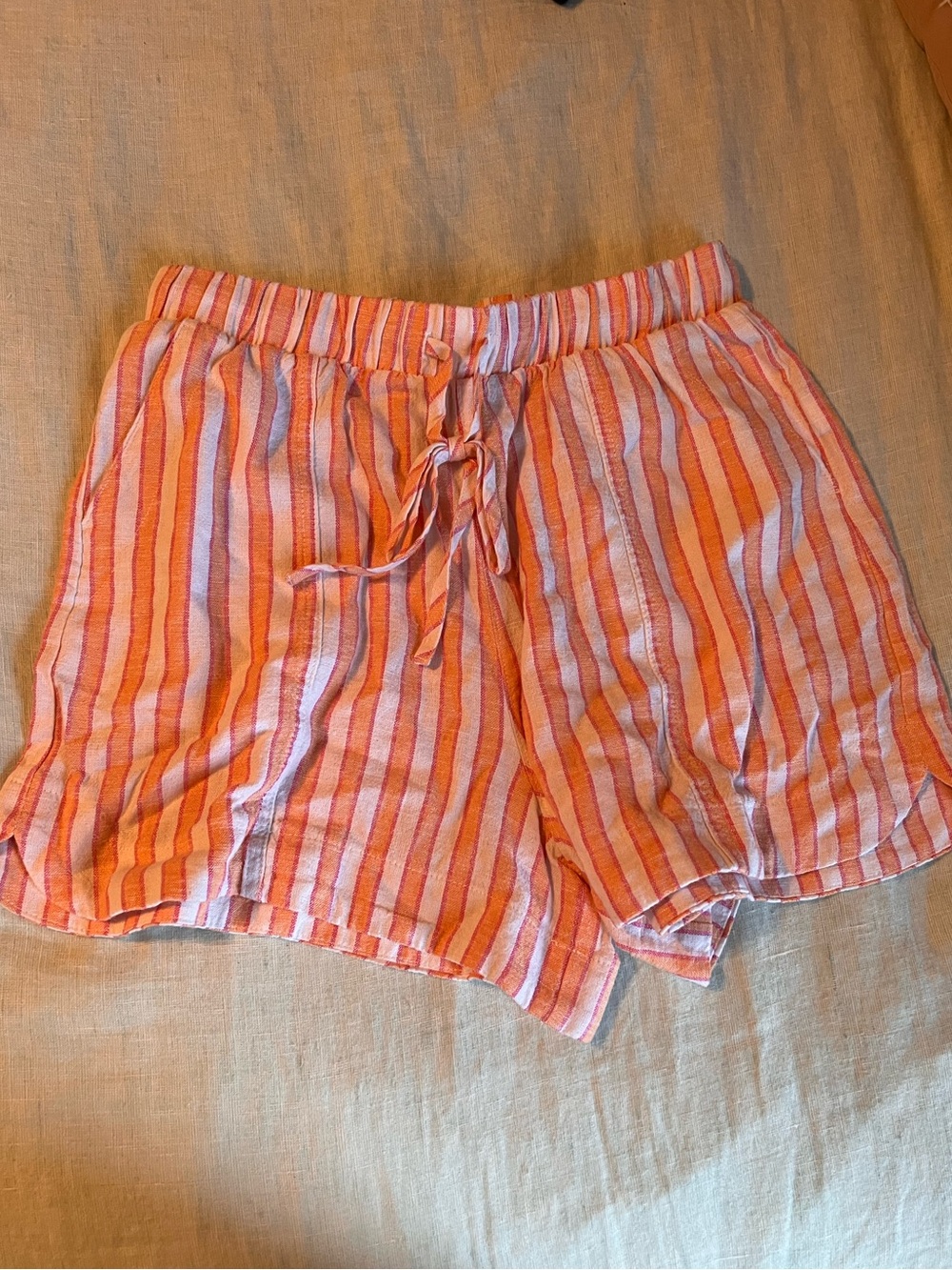 Universal Thread High-Rise Linen Blend Shorts Small